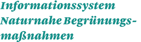 Informationssystem Naturnahe Begrünungsmaßnahmen Logo